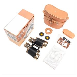 Binoculares HD 8x30 para Condiciones de Poca Luz, Revestimiento de Prisma FMC para Observación de Vida Silvestre <span class=keywords><strong>al</strong></span> <span class=keywords><strong>Amanecer</strong></span>/Ala Anochecer, Color Latón Amarillo - Product Image 5