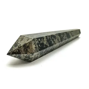 Wholesale Natural Crystal Chalcopyrite Towers Polished Crystal Pyrite Point Wand For Decoration