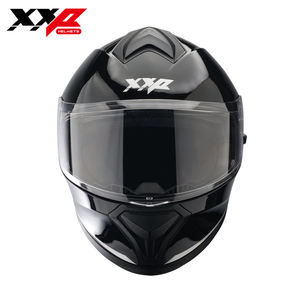 Casco de Motocicleta Integral ABS Motocross Negro Brillante con Doble Visera XXP DRAKEN S Racing de Liberación Rápida NUEVO DOT/ECE/CCC - Product Image 4