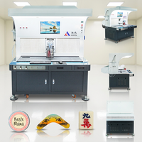 Machine de peinture par pulvérisation à double station avec CCD, machine automatique de fabrication de porte-clés et de coloration de médailles