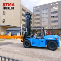 STMA 10 Ton 8t 6t 5t Speedone Extension de flèche pour chariot élévateur pour le chargement et le déchargement de paquets de dalles de pierre dans des conteneurs
