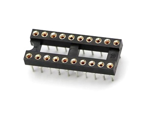 2.54mm Pitch <b>IC</b> <b>Socket</b> Machined Female Header Straight H:3.0mm 6P-64P - Product Image 5