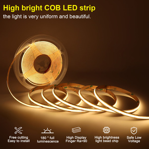 Luce per <span class=keywords><strong>Scale</strong></span> con Sensore di Movimento PIR e Striscia LED COB, Telecomando, Lampada per Gradini Interni, Kit Illuminazione Intelligente per <span class=keywords><strong>Scale</strong></span> con Cavo Principale - Product Image 4