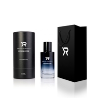 Flacon de parfum transparent vide 100ml 50ml 30ml avec pulvérisateur et boîte d'emballage de luxe