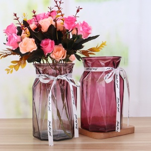 New Design Hot Sale Elegant <strong>Glass</strong> <strong>Vase</strong> for Home clear <strong>Glass</strong> <strong>Vase</strong> - Product Image 4