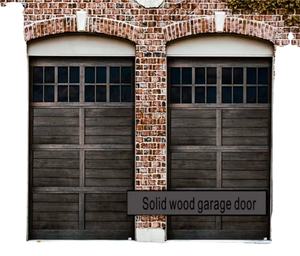 <span class=keywords><strong>Porte</strong></span> de garage <span class=keywords><strong>sectionnelle</strong></span> <span class=keywords><strong>motorisée</strong></span> en bois massif acajou, chêne ou noyer - Product Image 6