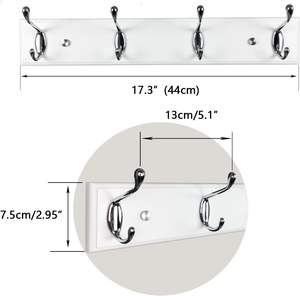 Crochets muraux multifonctionnels auto-adhésifs pour cuisine et salle de bain, motif uni, avec rangée de cristaux, vente en gros - Product Image 4