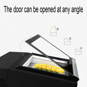 Mini Desktop a temperatura singola luce luce per gelateria 220V a basso prezzo singolo porta gelatiera per caffetteria - Product Image 4
