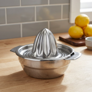 Exprimidor de mano portátil de acero inoxidable MIINOX, herramientas de frutas y verduras de Metal sostenible para limón y lima, modelo - Product Image 1