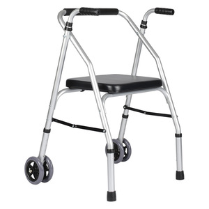 รถช่วยเดินแบบมีล้อคู่ รุ่น Dinglian Walker Rollator DL-7011E พร้อมที่นั่ง สำหรับผู้สูงอายุ - Product Image 1