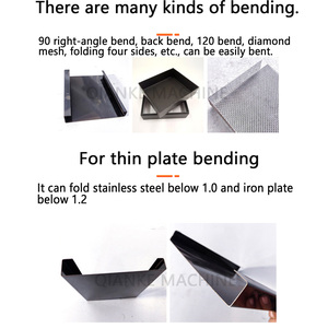 Factory Price Pneumatic Sheet Metal Bender New Condition Carbon Steel Stainless Steel Aluminum Press Brake Plate Folder - Product Image 2