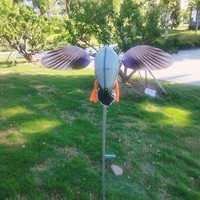 Décoy motorisé pour canards et oies avec mouvement aquatique pour la chasse, commandé à distance