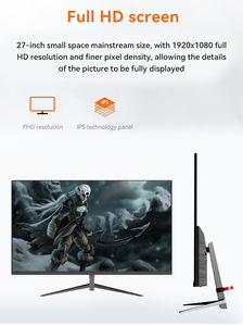 Moniteur d'ordinateur de jeu LCD à écran large ultra-fin sans cadre 23,8 27 pouces 1K 2K 4K IPS, écran LED HDR RGB ROHS - Product Image 5