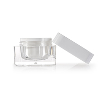 Pot en plastique de 30 ml avec bouchon pour masque facial, sérum pour la peau, autres cosmétiques, crème pour le visage, emballage vide, impression de logo personnalisée