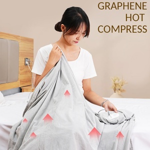 Wholesale 24v Electric Heat Throw Blankets Far Infrared Therapy Heating Blanket Safe <b>Thermostat</b> Electric Heated Blanket - Product Image 3