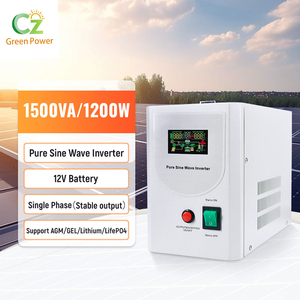 Changzhi Home Solar Power Solution Single 24V 1000VA-<strong>3KVA</strong> 800W-1200W Inverter <strong>UPS</strong> Battery Backup 98% Efficiency MPPT Controller - Product Image 1