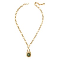 Offre Spéciale 12 zodiaque souhaitant bouteille époxy coloré goutte d'huile pendentif collier oreilles de chat bouteille d'eau robuste chaîne de cavalier