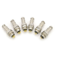 Connecteur électrique circulaire étanche fileté en métal GX12 2 broches 3 broches 4 broches M12, fiche mâle et femelle