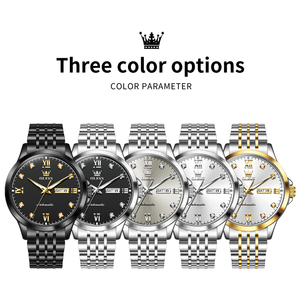 <span class=keywords><strong>Reloj</strong></span> OLEVS 7092 para Hombre, <span class=keywords><strong>Reloj</strong></span> Mecánico Automático <span class=keywords><strong>Original</strong></span>, Resistente al Agua, Luminoso, Relojes de Lujo para Hombre, Caja de Regalo - Product Image 6