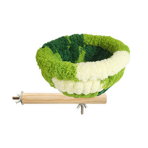 Fluffy Bird Sleeping Snuggle Hut Bed Maison d'<span class=keywords><strong>oiseau</strong></span> d'élevage pour <span class=keywords><strong>nid</strong></span> d'<span class=keywords><strong>oiseau</strong></span> Conure - Product Image 1