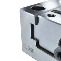 Mors de fraisage CNC à cinq axes KH150-200-J2, manuel, auto-centrant, anti-débris, haute précision, avec mâchoires allongées non dentelées