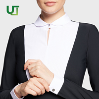 Chemise d'équitation pour femmes, manches longues, respirante, extensible, séchage rapide, protection solaire UV, compétition ou entraînement formel