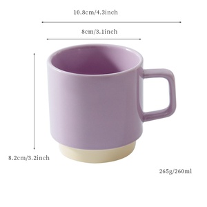 Tasse à café en porcelaine de style européen faite à la main, transfrontalière, souvenir, haute valeur esthétique, créative, personnalisable, compatible micro-ondes - Product Image 6