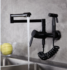 The best sellers High Quality brass Handheld Bidet Sprayer For Toilet Plastic Diaper Sprayer Combo T Valve bidet set singapore - Product Image 5