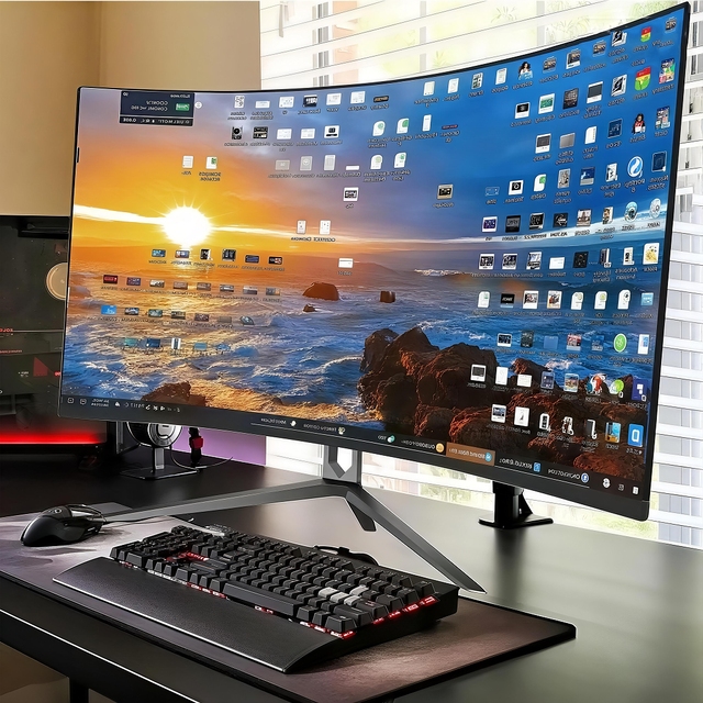 Ultra-Thin 27-inch 4K Gaming Monitor 144Hz 165Hz QHD LED Backlight for PC with USB-C DisplayPort HDMI