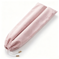 Pochette de transport Mahjong Push Track en velours doux et flanelle pour 4 pièces, fermeture à cordon, plusieurs couleurs, jeux de table