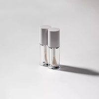4ml personnalisé grande tête de brosse Abs brillant à lèvres Tube liquide Blush gommage à lèvres conteneur d'emballage cosmétique vide en plastique Tube