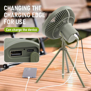 Hebron personnalisé 10000mAh USB Recharge <span class=keywords><strong>Mini</strong></span> ventilateur de refroidissement Portable Flexible trépied bébé poussette vélo avec Installation au sol - Product Image 3