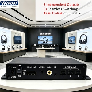 Solution de démonstration audio haute fidélité <span class=keywords><strong>Samsung</strong></span> Store avec 3 sorties optiques indépendantes <span class=keywords><strong>pour</strong></span> comparaison individuelle des enceintes - Product Image 1