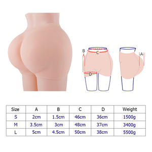 Culotte en silicone pour fessier, rehausseur de hanches, crosscommode, culotte en silicone pour transgenre Drag Queen, pantalon souple en silicone pour adulte - Product Image 6