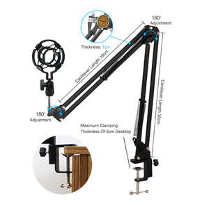 Bm800 Condenser Microphone Với V9 Card Âm Thanh Kit Máy Tính Ghi Âm Và Phát Trực Tiếp Microphone BM-800 Mic Đứng Bao Gồm - Product Image 6