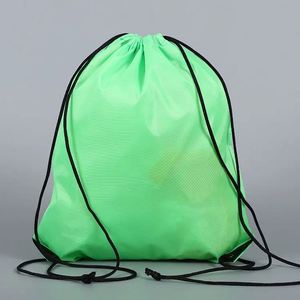 Promotional Professional 210d Polyester Travel Fitness Draw String Sack Pack Sports Backpack <b>Drawstring</b> <b>Bag</b> With Logo - Product Image 5