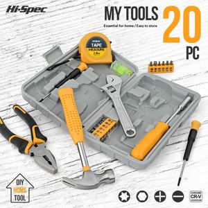 Juego <span class=keywords><strong>de</strong></span> <span class=keywords><strong>Herramientas</strong></span> para el Hogar, Esencial para el Mantenimiento Diario, Incluye Alicates Combinados, Martillo, Llave Inglesa y Caja <span class=keywords><strong>de</strong></span> <span class=keywords><strong>Herramientas</strong></span> Compacta - Product Image 3