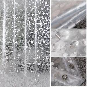 Moderne 3D galets salle de bain rideau de <span class=keywords><strong>douche</strong></span> doublure robuste PEVA étanche clair cabine de <span class=keywords><strong>douche</strong></span> - Product Image 2
