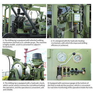 600m de la rueda hidráulico del motor diesel de agua de perforación de la máquina - Product Image 4