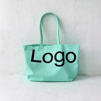 Sac fourre-tout en toile de coton personnalisé OEM, imprimé, coloré, réutilisable, couleur unie, grand format, pour les courses