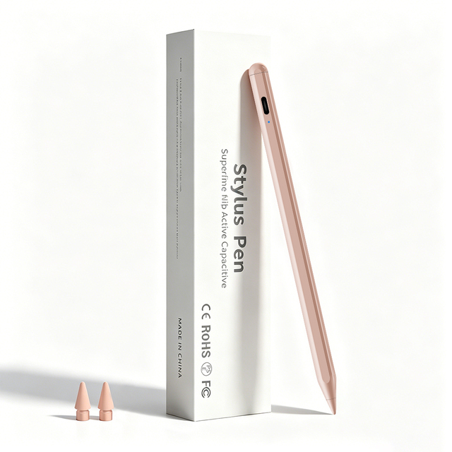 USB-C Fast Charging Stylus Pen Anti-false Touch Tilt Sensitive Pencil Compatible iPad 2018-2026 All Models Pink