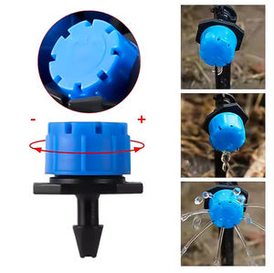 Émetteur d'irrigation à <span class=keywords><strong>basse</strong></span> <span class=keywords><strong>pression</strong></span> réglable à 8 trous, <span class=keywords><strong>goutteur</strong></span> réglable pour l'arrosage des plantes - Product Image 1