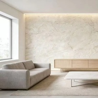 Panel Batu Alam Fleksibel Modern Foshan, Veneer Batu Alam Ultra Tipis, Panel Batu Slate Lentur untuk Pelapis Dinding Eksterior Melengkung