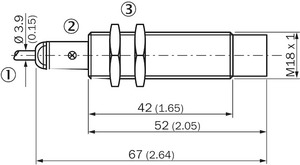 Sensor de Proximidad Inductivo NPN SICK IME18-12NNSZW2S 1040992, Sensor de Proximidad Inductivo IME18-12NNSZW2S - Product Image 5
