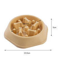 Vente chaude saine mangeoire pour animaux de compagnie mangeoire pour chien mangeant lentement chien assiette bol mangeoire pour chien mangeant lentement bol pour animaux de compagnie petit