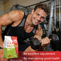 Poudre de Protéine Transparente OEM en Sachets de 20g – Protéines pour Femmes et Hommes, Sans Lactose, Isolat de Lactosérum de Vaches Nourries à l'Herbe, Sans Gluten, Zéro Sucre
