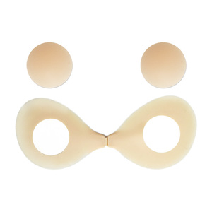 <span class=keywords><strong>Reggiseno</strong></span> da <span class=keywords><strong>allattamento</strong></span> sottile in silicone opaco monopezzo <span class=keywords><strong>senza</strong></span> <span class=keywords><strong>spalline</strong></span> e <span class=keywords><strong>senza</strong></span> cuciture, con supporto adesivo riutilizzabile e push-up effetto bikini - Product Image 2