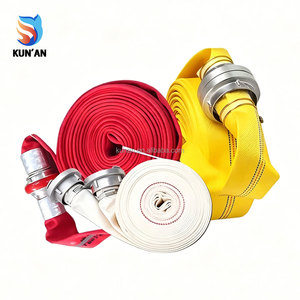 3 Inch Water <strong>Pipe</strong> 100m 110mm 4 Inch PVC Collapsible Layflat Yellow Fire <strong>Hose</strong> 2" with Quick Connect for Firefighting Irrigation - Product Image 2