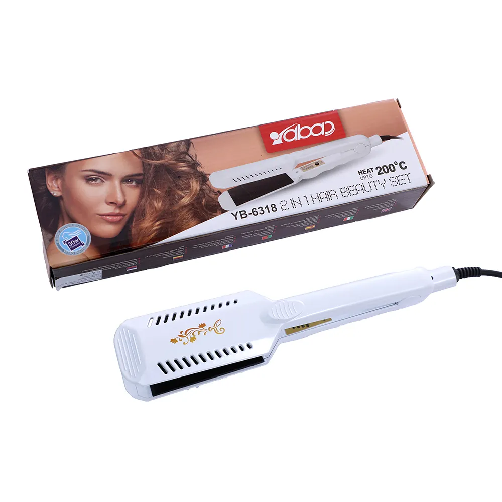 New Negative Ion Hair Straightener Straightener Wet And Dry Dual-use Perm Curler Thermostat Splint Straight Plate Clip