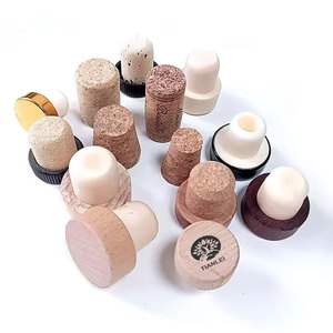 Bouchon de bouteille de vin en liège naturel, logo personnalisé, anti-fuite, certifié ISO9001, vente en gros, OEM - Product Image 1